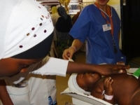 Atelier pesée avec les étudiants infirmiers