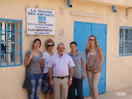 L'équipe de la mission 1 : Christelle, Martine, Olivier, Véronique, Alessandra...