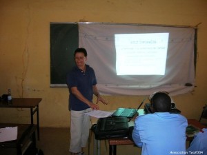 Cours à l'ENSP de Niamey