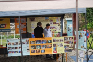 Préparation du stand de Teo2004